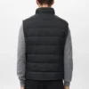 Gilet matelassé avec rembourrage en duvet et plumes