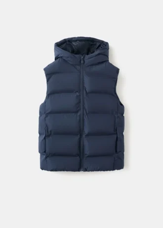 Gilet matelassé à capuche