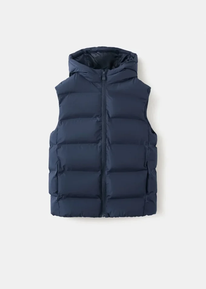 Gilet matelassé à capuche
