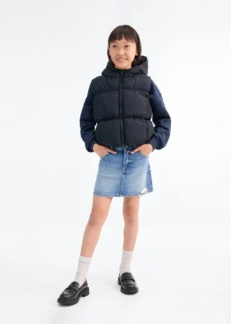 Gilet matelassé à capuche
