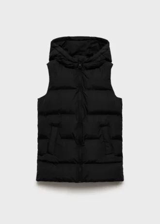 Gilet matelassé à capuche