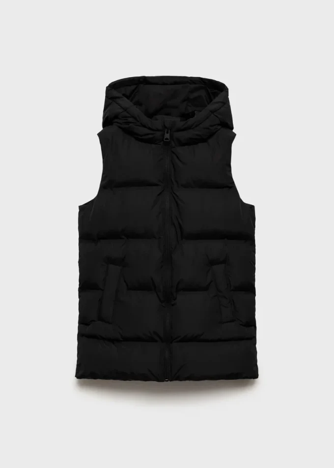 Gilet matelassé à capuche