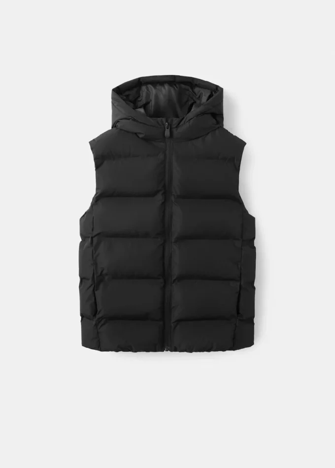 Gilet matelassé à capuche