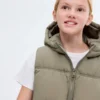 Gilet matelassé à capuche Gilet matelassé à capuche
