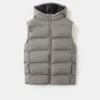 Gilet matelassé à capuche