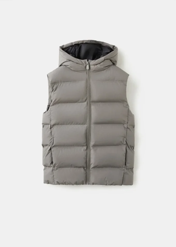 Gilet matelassé à capuche