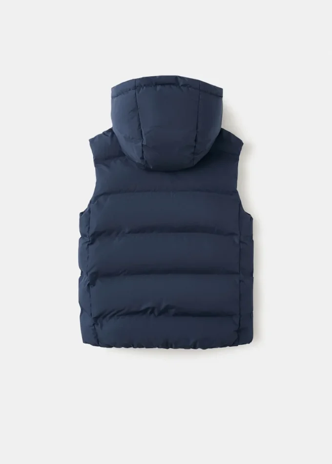 Gilet matelassé à capuche