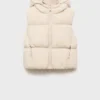 Gilet matelassé à capuche Gilet matelassé à capuche