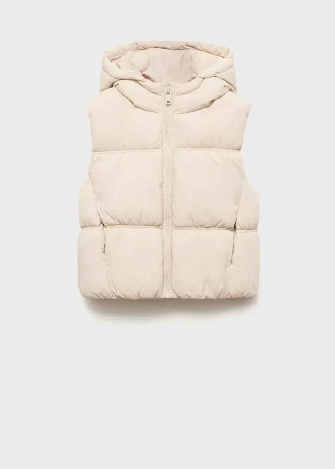 Gilet matelassé à capuche Gilet matelassé à capuche