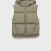 Gilet matelassé à capuche Gilet matelassé à capuche
