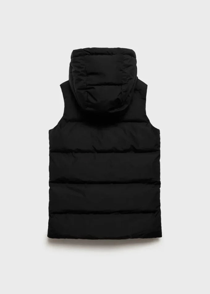 Gilet matelassé à capuche