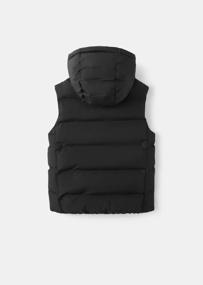 Gilet matelassé à capuche