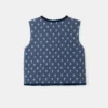 Gilet matelassé à motif floral