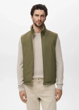 Gilet réversible déperlant