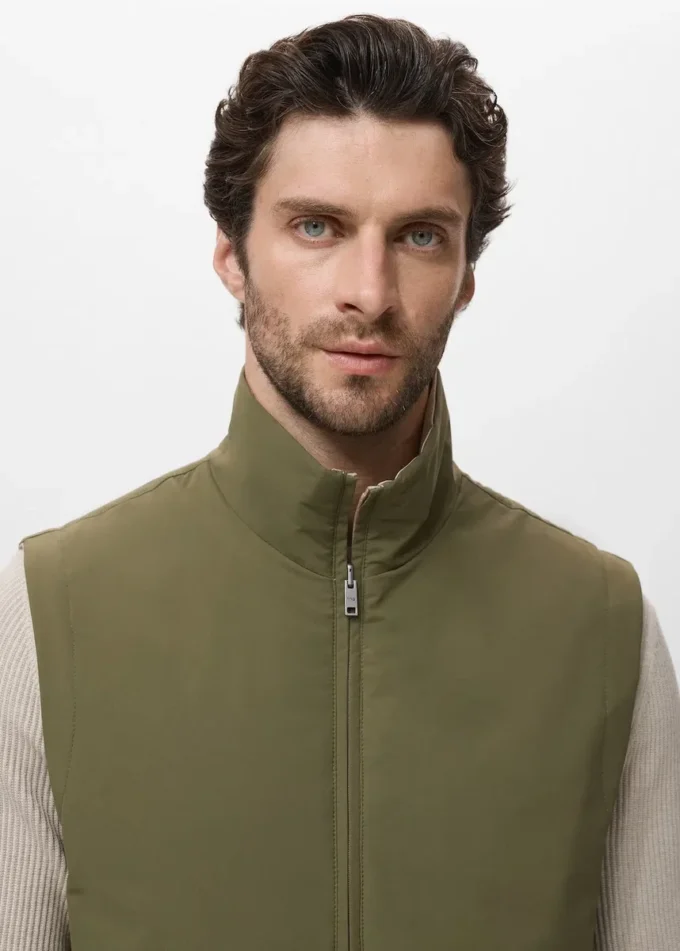Gilet réversible déperlant