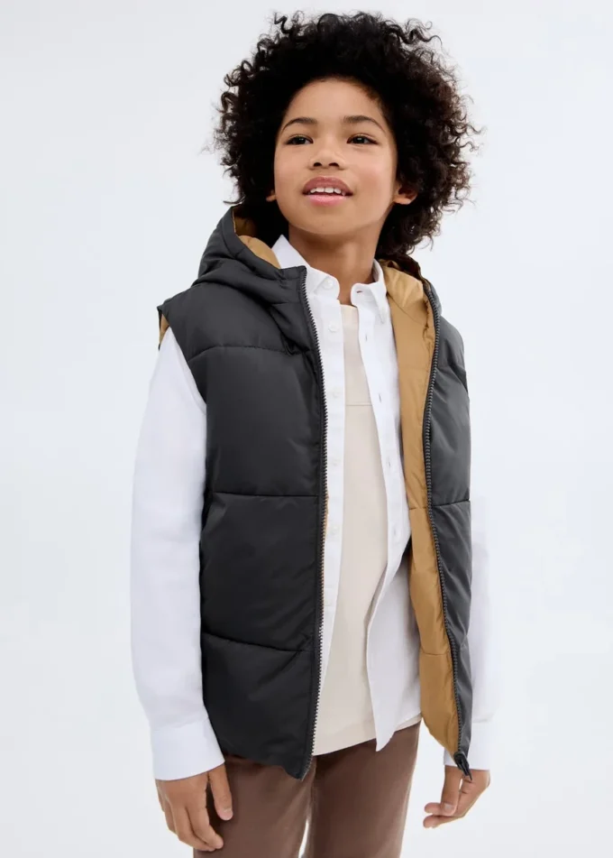 Gilet réversible imperméable