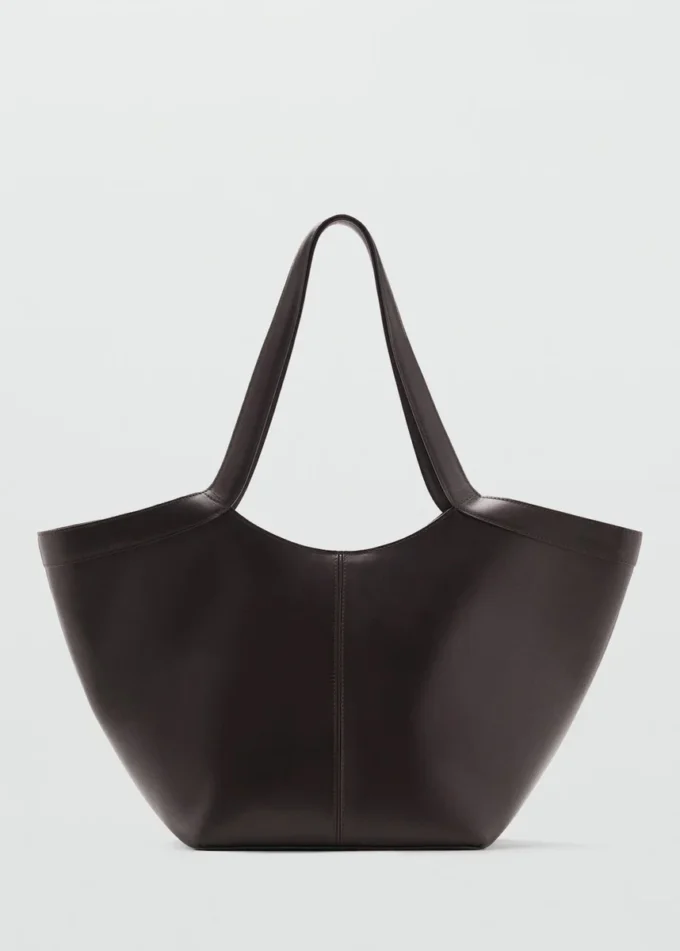 Grand sac à bandoulière en cuir Grand sac à bandoulière en cuir