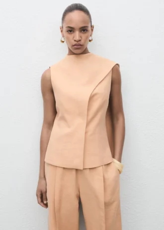 Haut asymétrique à foulard