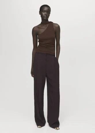Haut asymétrique à foulard