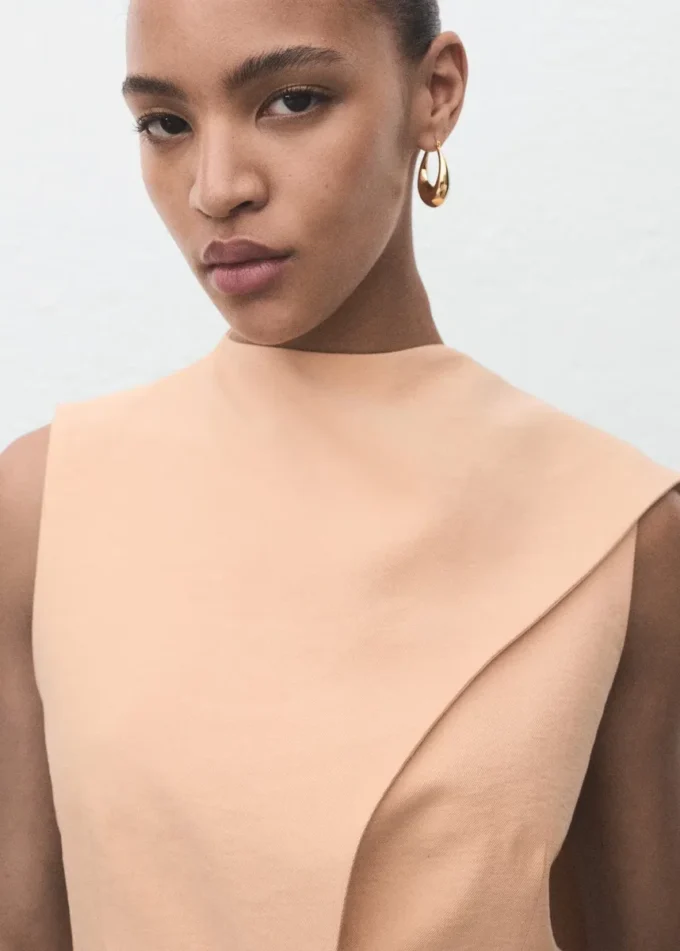 Haut asymétrique à foulard
