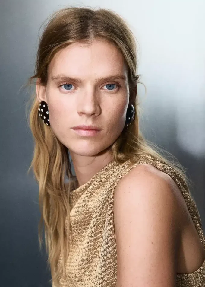 Haut asymétrique à paillettes