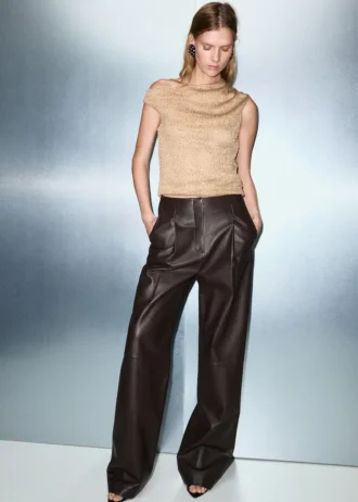 Haut asymétrique à paillettes