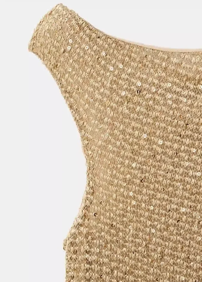 Haut asymétrique à paillettes