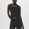 Haut à bretelles avec détails en strass