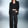 Haut à bretelles avec détails en strass