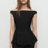 Haut bustier à basque Haut bustier à basque