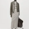 Haut à col roulé avec ceinture