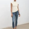 Haut en coton texturé Haut en coton texturé