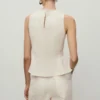 Haut en denim évasé