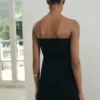 Haut en maille sans bretelles Haut en maille sans bretelles