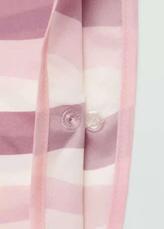 Imperméable rayé avec oreilles