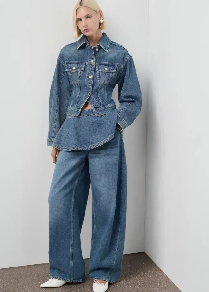 Jean ballon taille mi-haute Jean ballon taille mi-haute