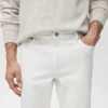 Jean blanc slim Jan
