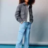 Jean cargo coupe droite