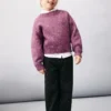 Jean droit avec détails en strass