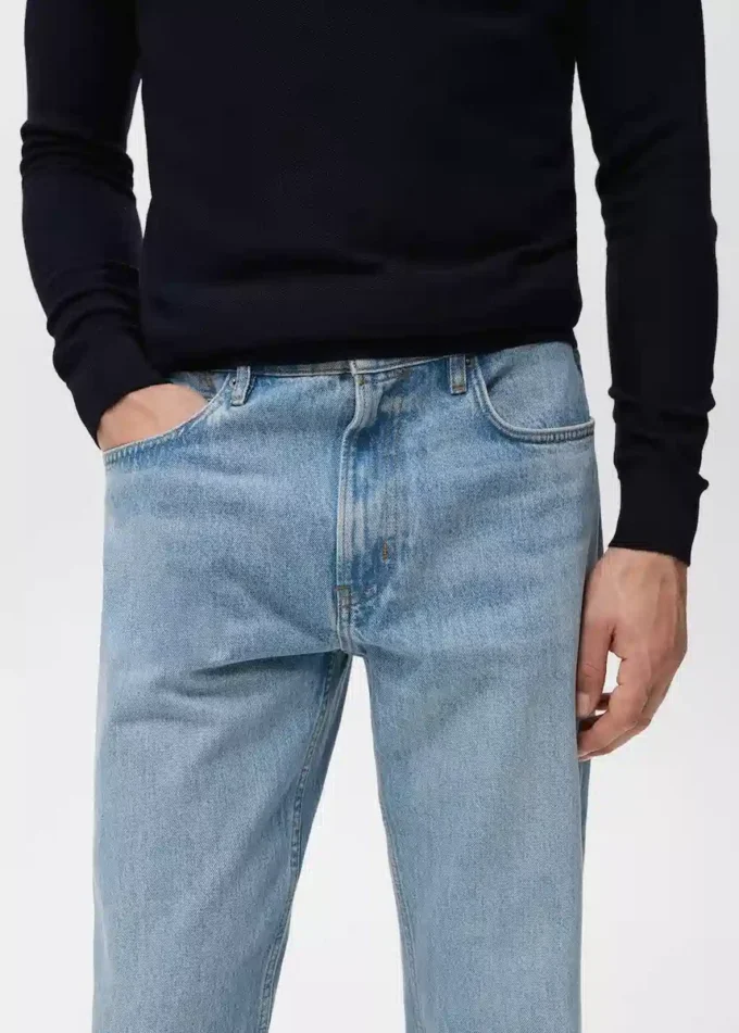 Jean droit délavé clair Moby Jean droit délavé clair Moby