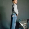 Jean droit en coton Jean droit en coton