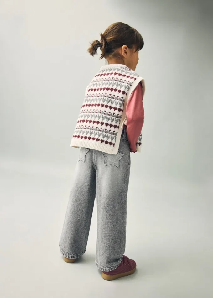 Jean droit en coton Jean droit en coton