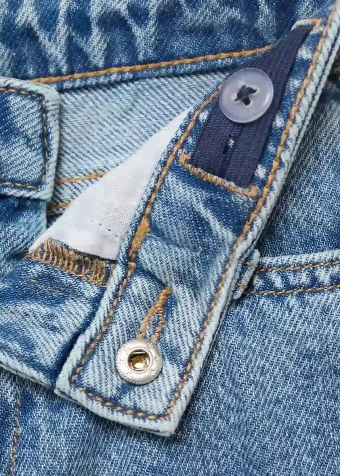 Jean droit en coton Jean droit en coton