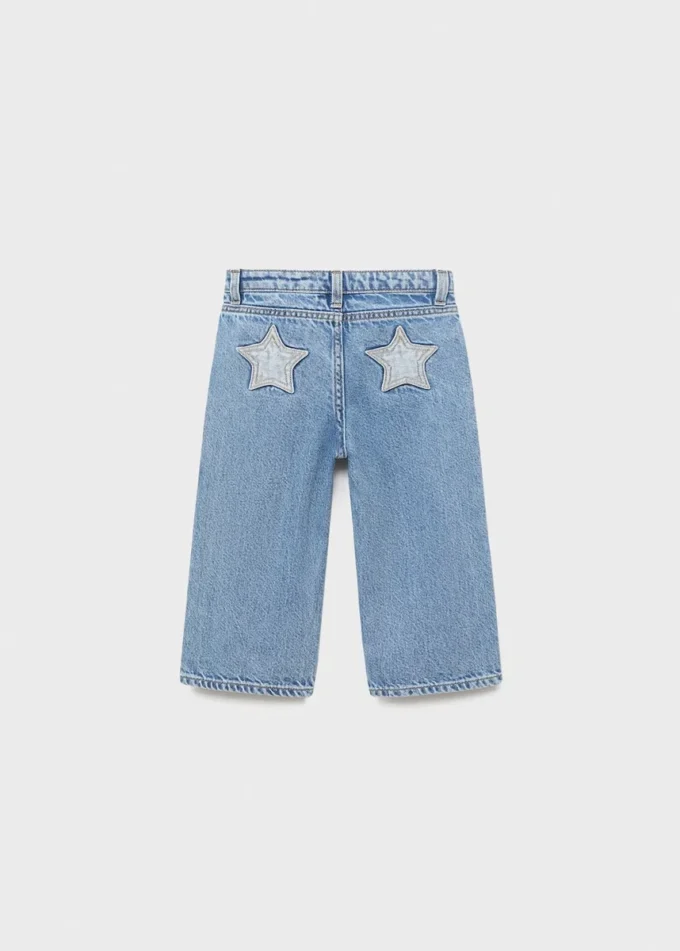 Jean droit en coton Jean droit en coton