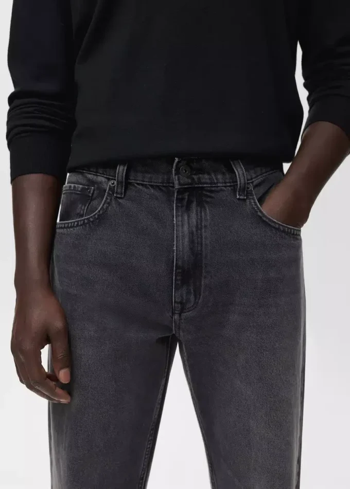 Jean droit Moby délavé foncé Jean droit Moby délavé foncé