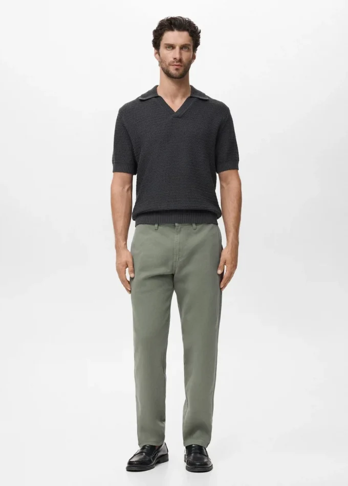 Jean en coton coupe classique Jean en coton coupe classique