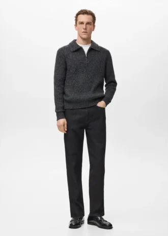 Jean en coton coupe classique