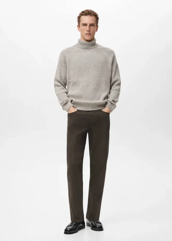 Jean en coton coupe classique