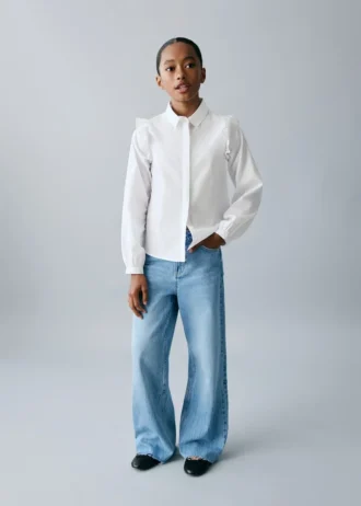 Chemise à volants