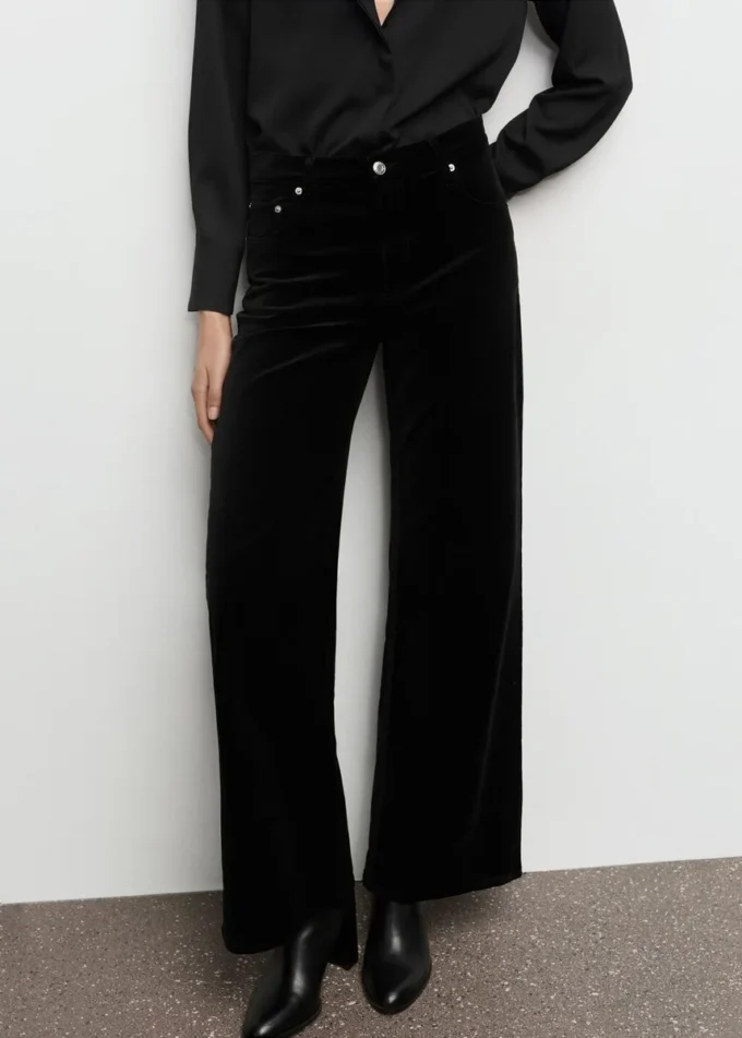 Jean large en velours Jean large en velours